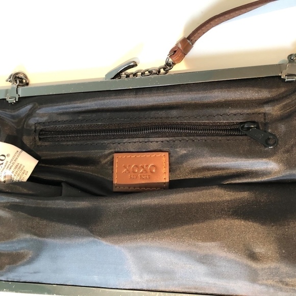 XOXO Bag Y2K Leopard Shoulder Bag with XOXO Chain Strap - Picture 7 of 8